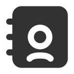 Contacts SVG Icon
